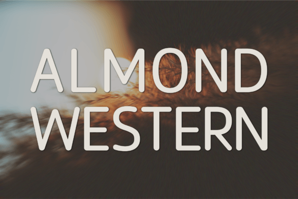 Almond Western Font for Modern Branding and Marketing