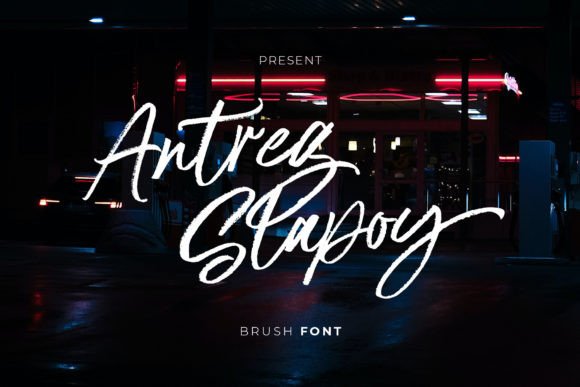 Antreg Slapoy: A Handwritten Font That Elevates Brand Identity