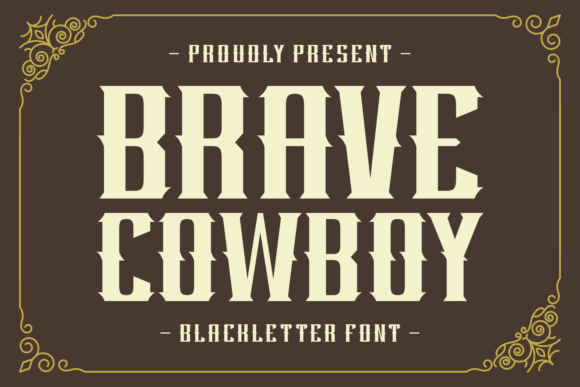 Brave Cowboy Font for Bold Campaign Design