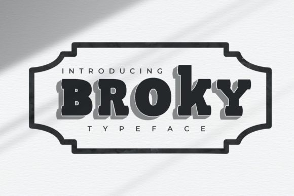 Broky Font for Professional Branding and Design