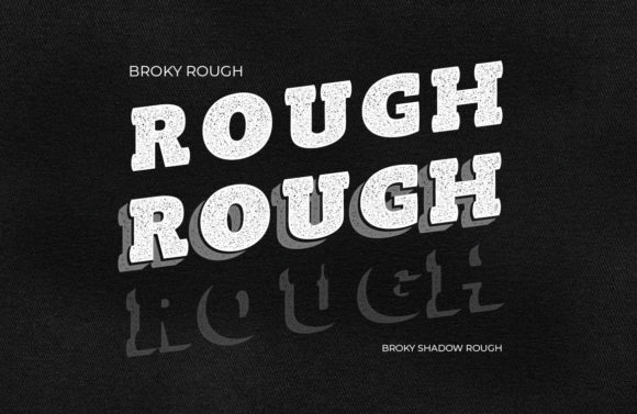 Broky Rough: A Western-Inspired Slab Serif for Editorial Design