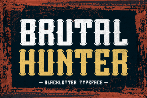 Brutal Hunter Font for Bold Campaign Design