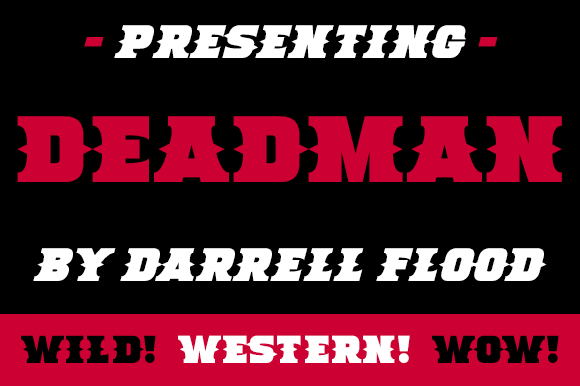 Deadman: A Bold Western Font for Editorial Design
