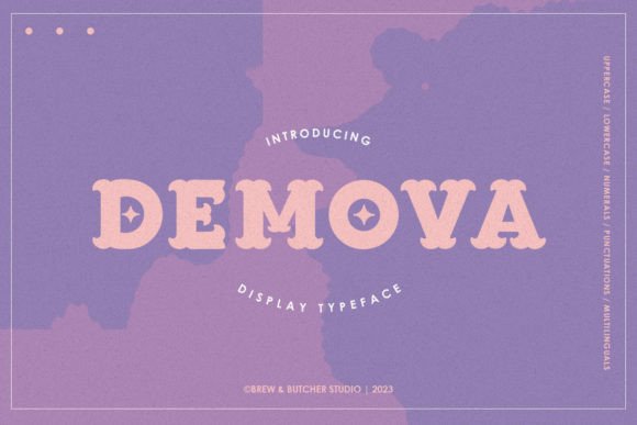 Demova: A Serif Font for Stronger Brand Visuals