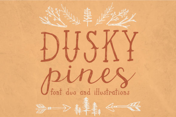 Discovering Dusky Pines: A Rustic Font for Modern Web Design