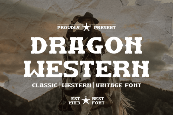 Dragon Western: A Bold Font for Professional Branding