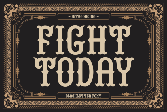 Fight Today Font for Bold Branding Projects