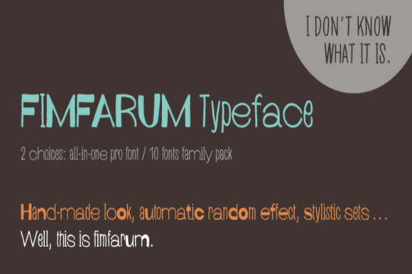 Fimfarum: A Versatile Typeface for Editorial Design