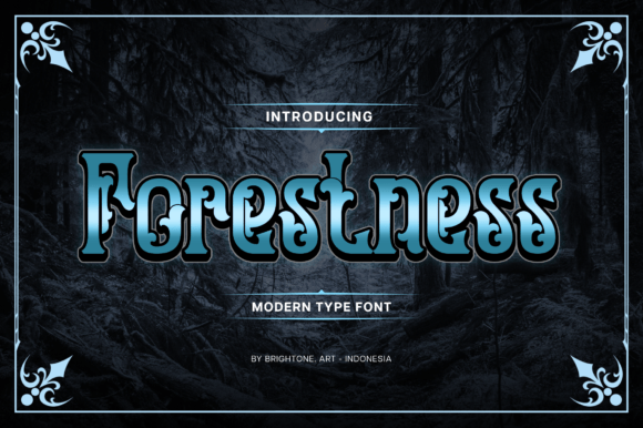 Forestness Font for Web Design and Branding