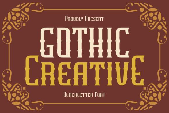 Gothic Creative: A Bold Blackletter Font for Design Projects