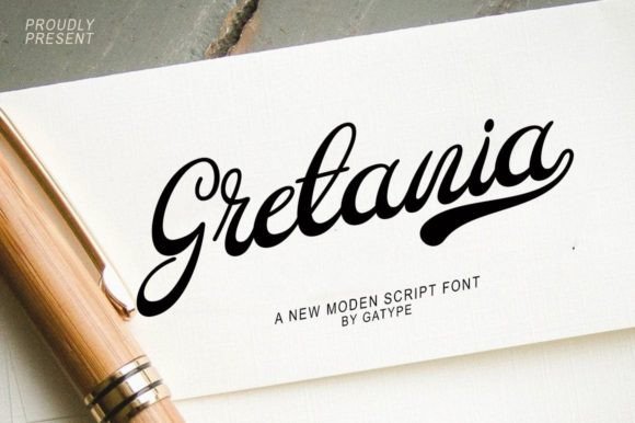 Gretania Font for Modern Web Design