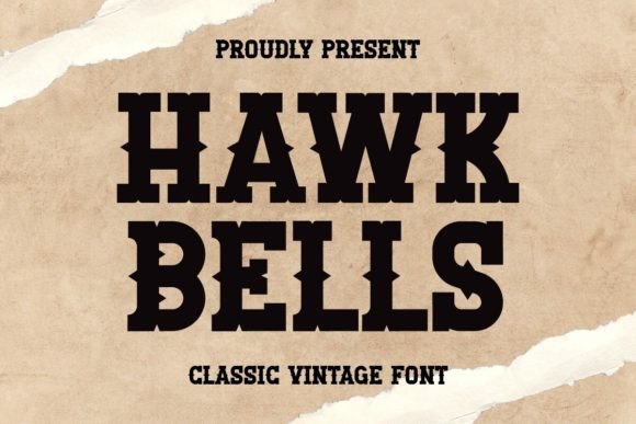 Hawk Bells Font for Editorial Design