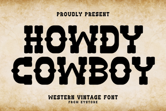Howdy Cowboy Font for Bold Web Design