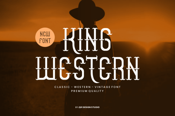 King Western Serif Font for Handmade Creations