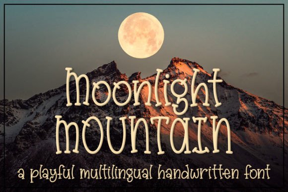Moonlight Mountain Serif Font for Digital Creativity
