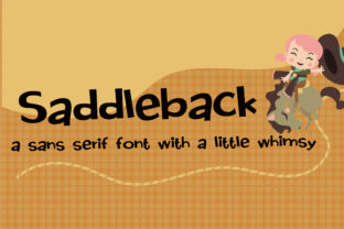 Saddleback: A Whimsical Sans Serif Font for Editorial Design