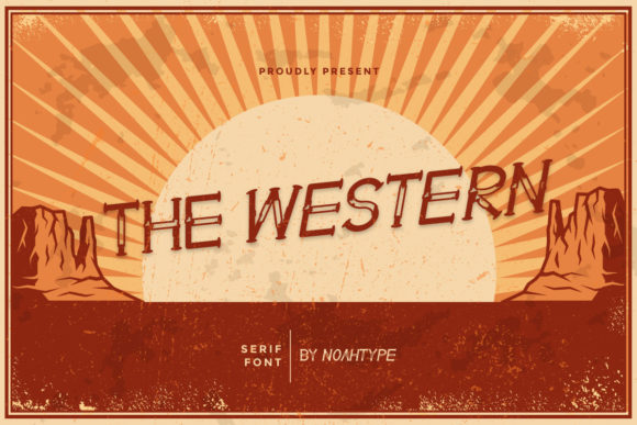 The Western: A Serif Font That Elevates Campaign Design