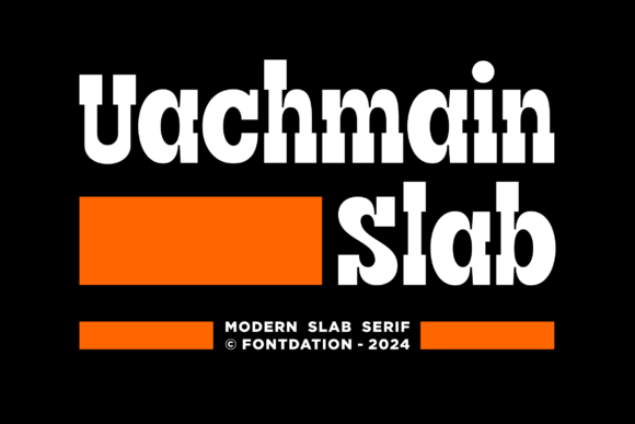 Uachmain Slab: A Modern Slab Serif for Digital Branding