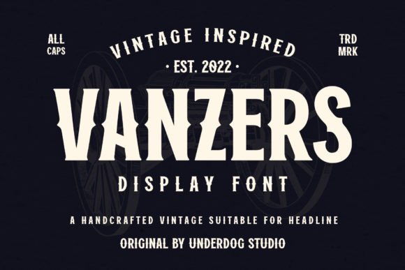 Vanzers: A Strong Sans Serif Font for Craft Projects