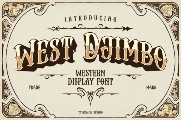 West Djimbo Font for Handmade Creations