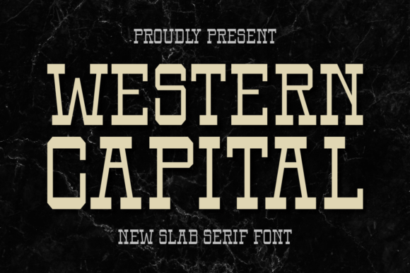 Western Capital: A Designer's Take on a Bold Slab Serif