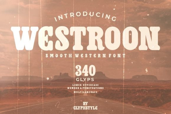 Westroon: A Bold Serif Font for Rugged Branding