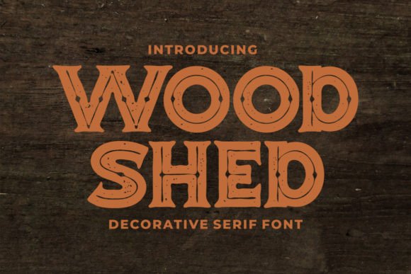 Woodshed Font Review for Vintage Branding Projects